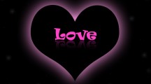 Pink Love Dark Wallpaper